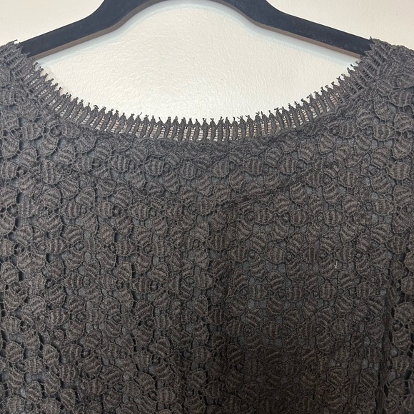 DVF Diane Von Furstenberg CARITAN Crochet Lace Long Sleeve Mini Dress size 4 - Picture 5 of 11